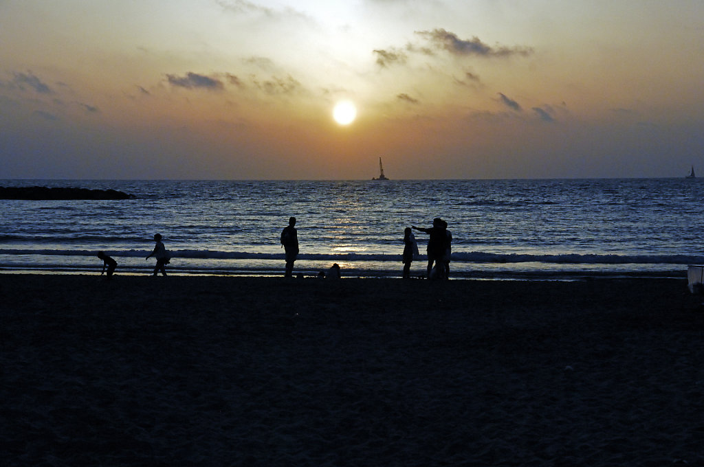 israel – tel aviv - sonnenuntergang am strand teil 4