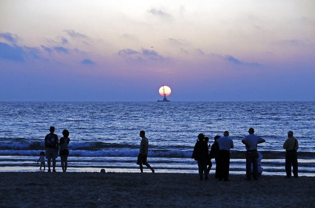 israel – tel aviv - sonnenuntergang am strand teil 5