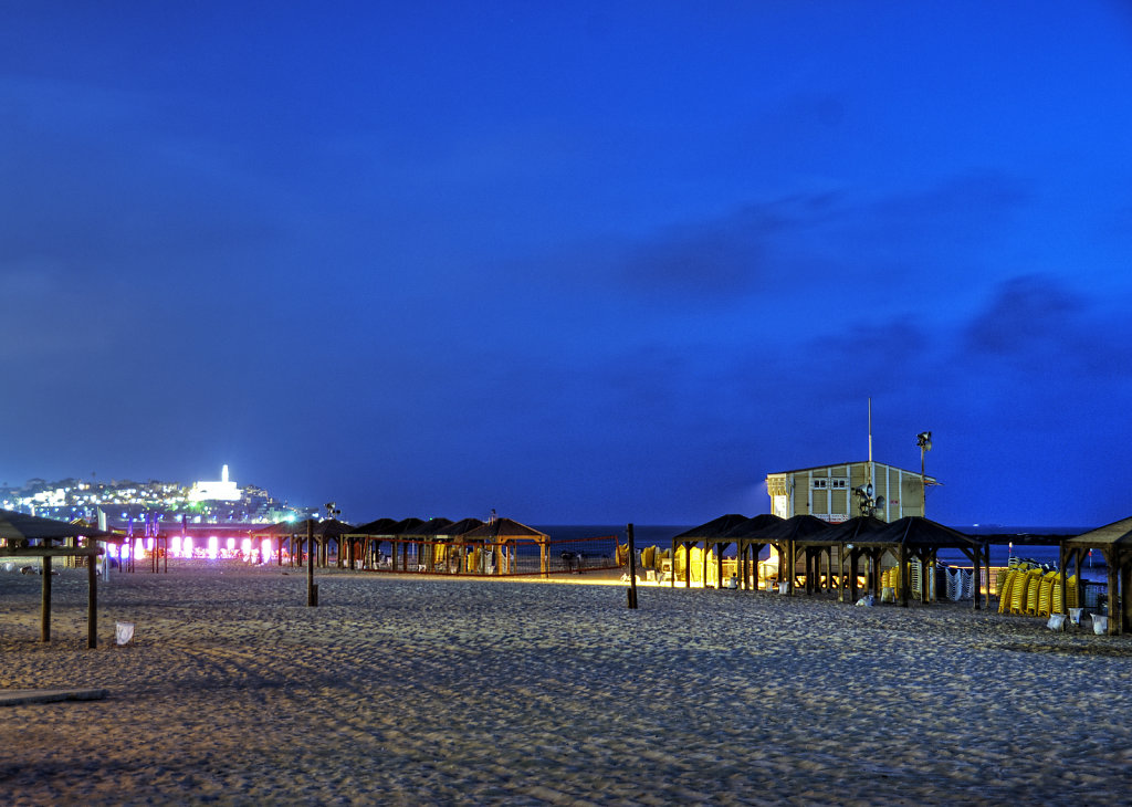 israel – tel aviv - am strand nachts teil 2