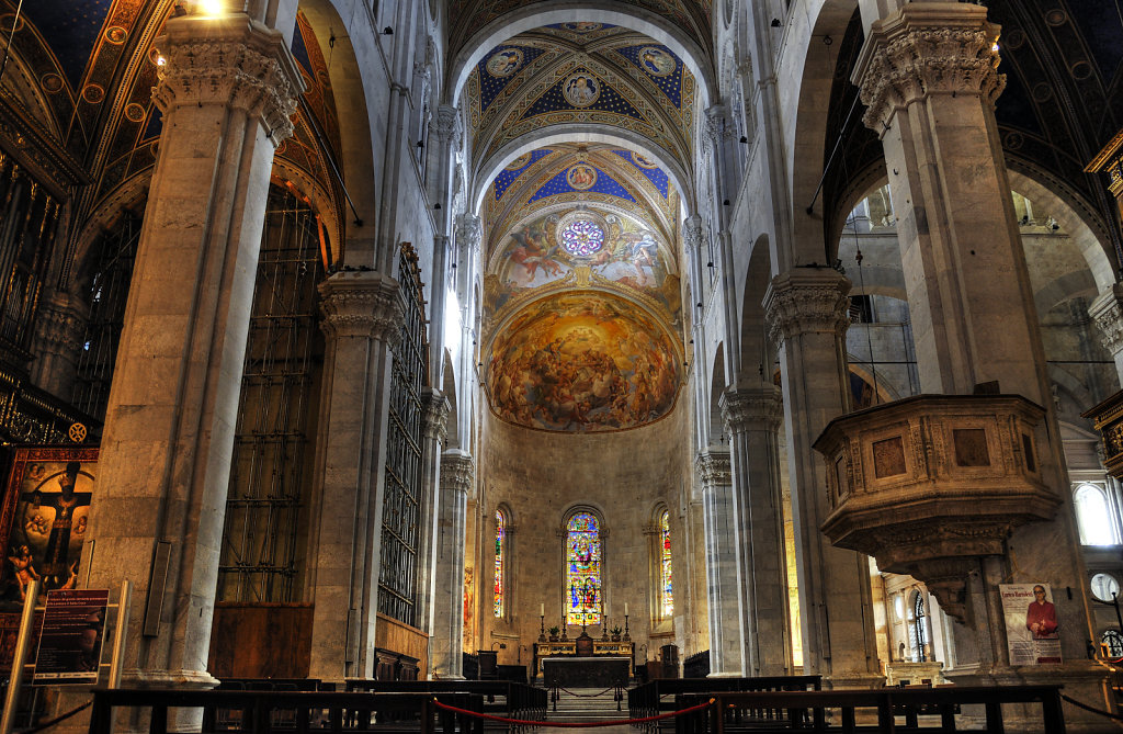 italien- lucca - der dom  / cattedrale di san martino - der alta