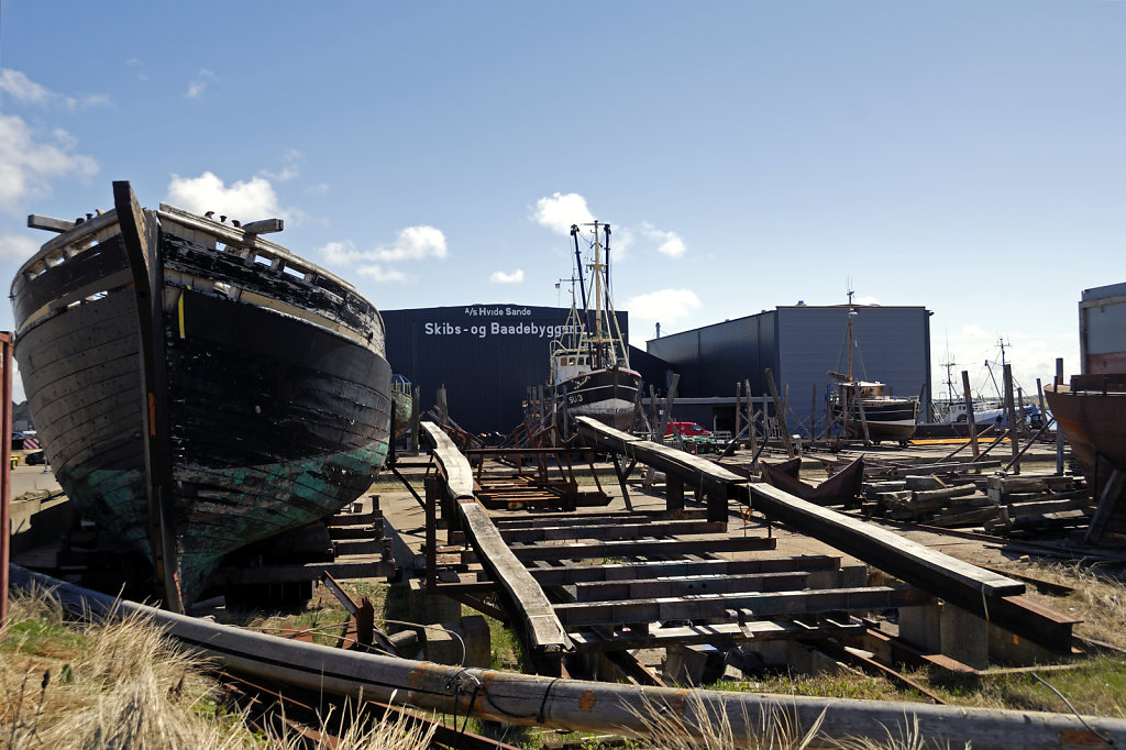 dänemark - ringkobing fjord  - hvide sande - auf der werft (03)