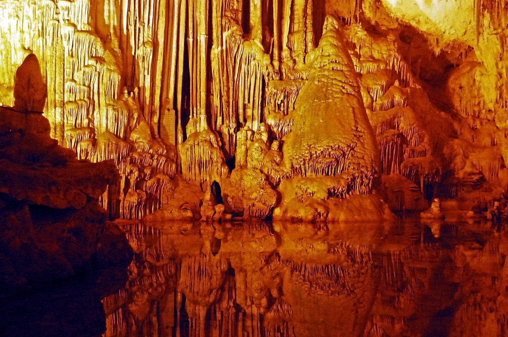 italien - sardinien - grotta di nettuno - im innern - die haupth