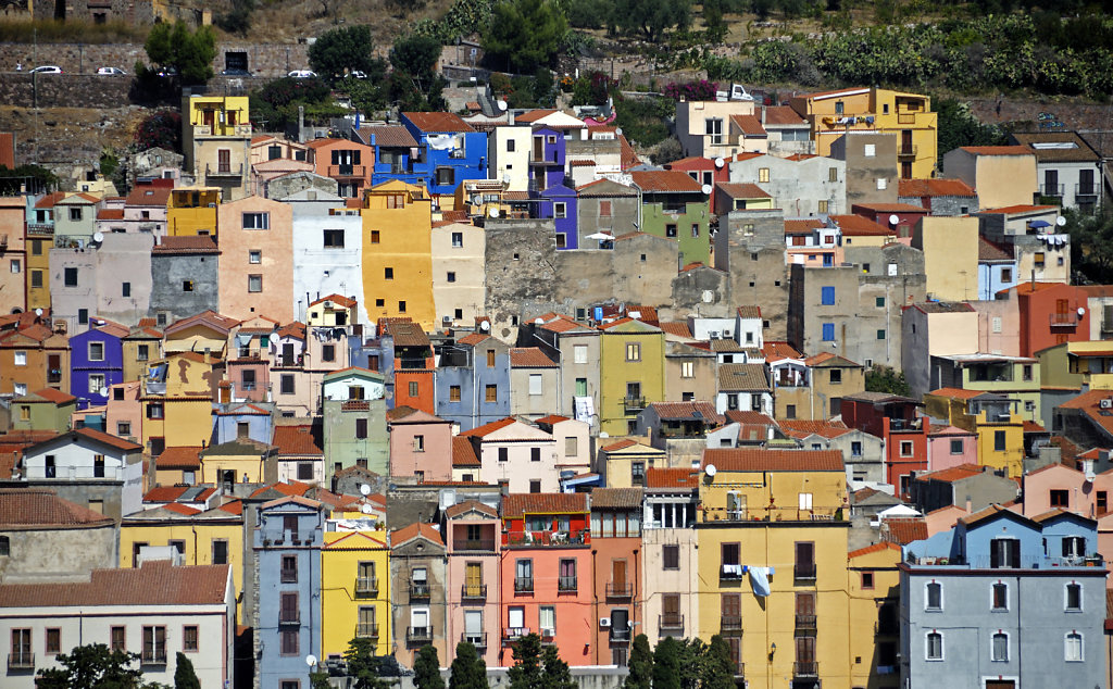 italien - sardinien - bosa altstadt