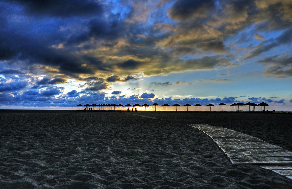 italien - sardinien - spiaggia piscinas - sonnenuntergang