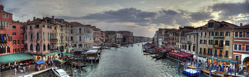 venedig (110) - canal grande abenddämmerung