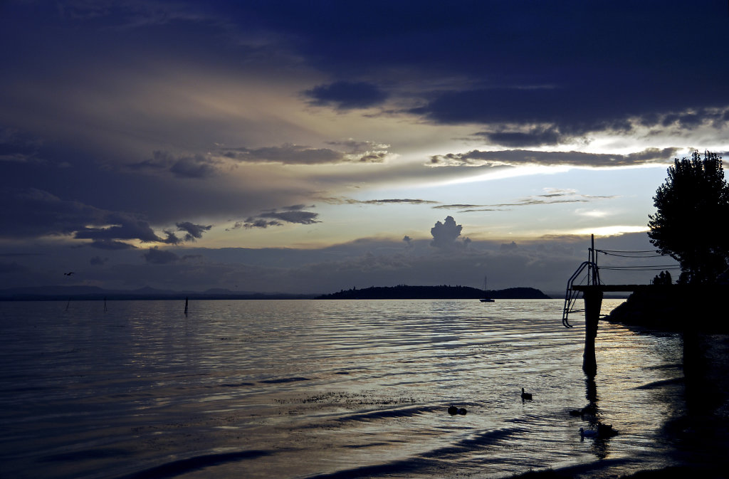 lago trasimeno - am ostufer - das letzte licht