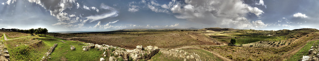 sizilien - 360° panorama-  bei eraclea minoa / herakleia minoa 