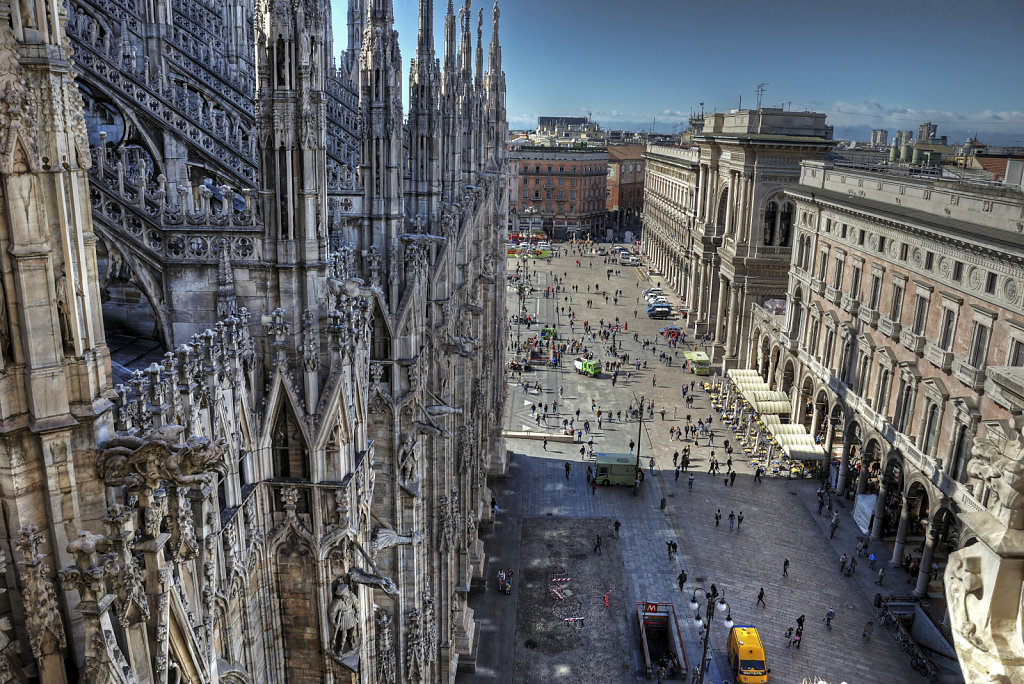 mailand  (13) – duomo / dom - die westseite