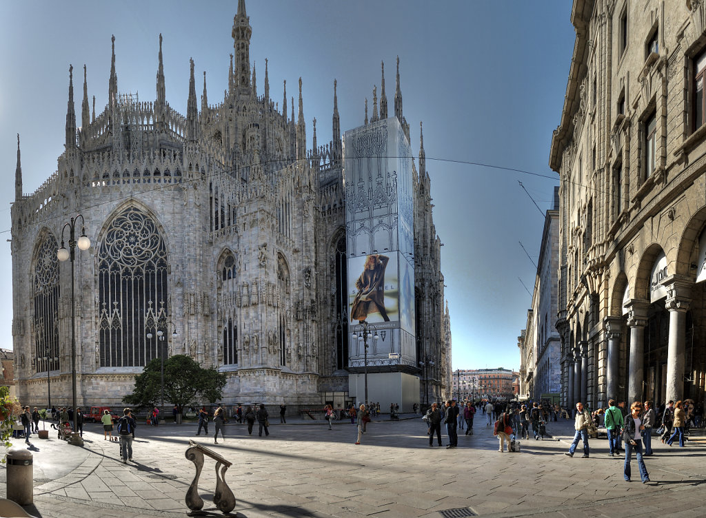 mailand  (20) - duomo / dom - nordseite