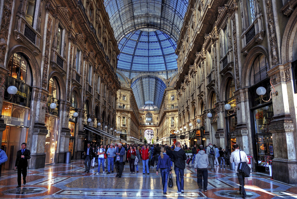 mailand  (24) - galleria vittorio emanuele II -  innen