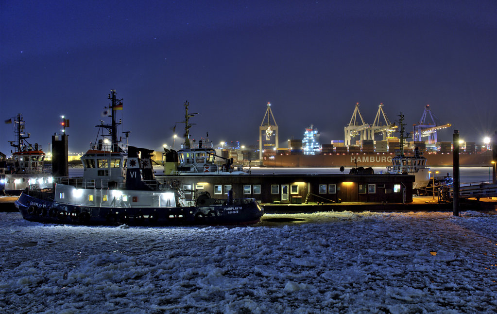 hamburg hafen - im winter teil 3 - fairplay vi