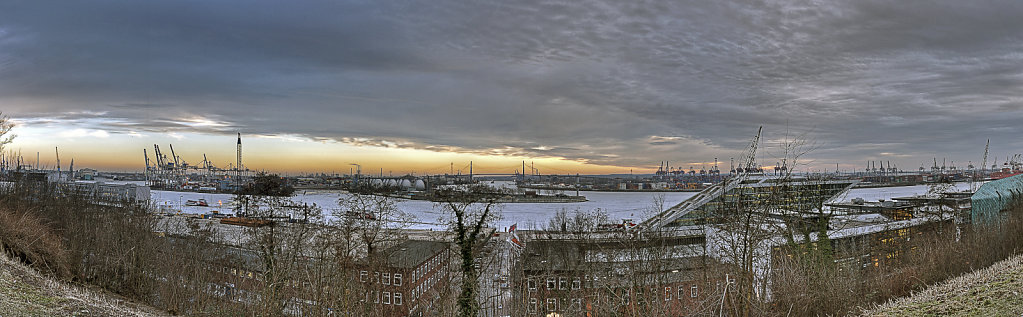 hamburg hafen - im winter teil 6 - altonaer balkon