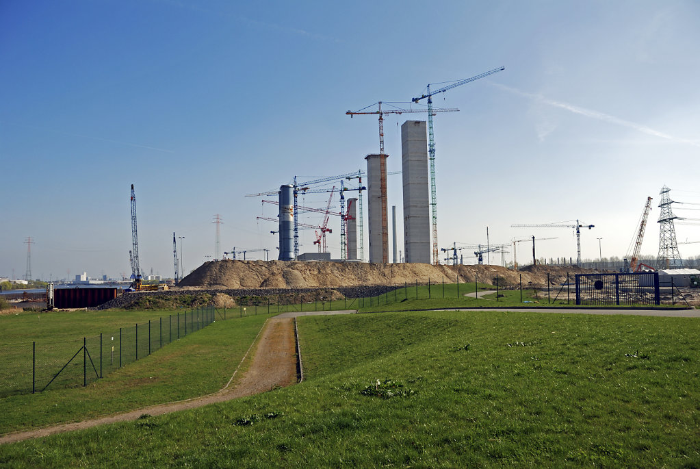 hamburg hafen - (107) - baustelle moorburg