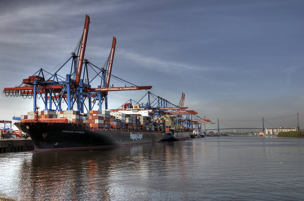 hamburg hafen - (110) - containerterminal altenwerder