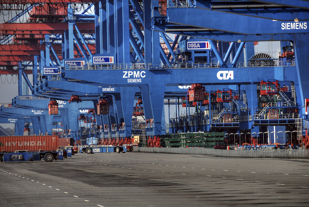hamburg hafen - (117) - containerterminal altenwerder teil 8