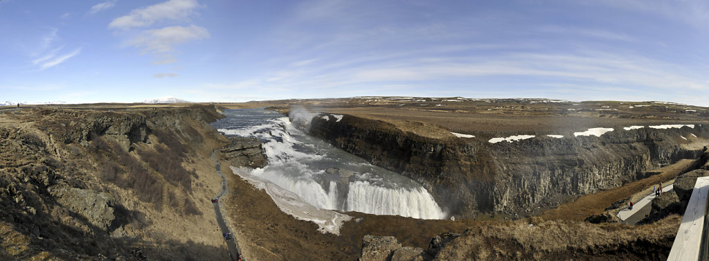 island – gullfoss (15) - teilpanorama nummer vier