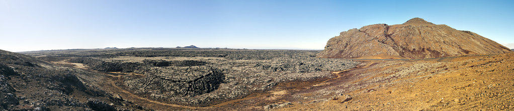 island – halbinsel reykjanes (12) – teilpanorama nummer zwei