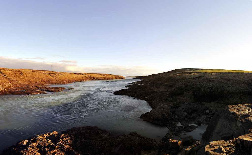 island – urridafoss (09) – teilpanorama  nummer zwei