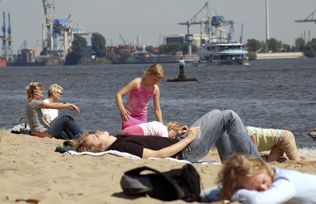 hamburg (7) –am  elbstrand 