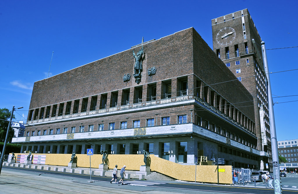 norwegen (162)  - oslo - rathaus