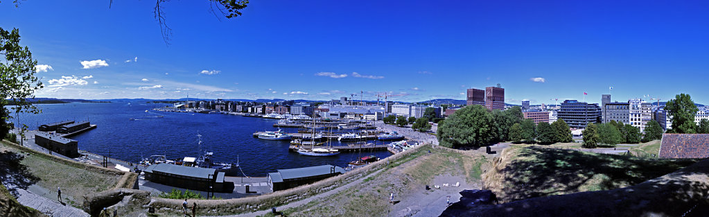 norwegen (158)  - oslo - festung akershus - teilpanorama