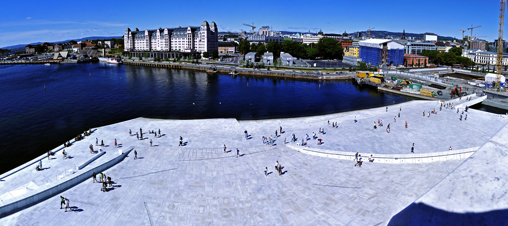 norwegen (152)  - oslo - oper – teilpanorama teil drei