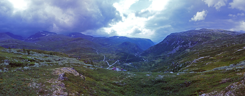 norwegen (83)  - unterwegs auf der 55 - teilpanorama teil 3