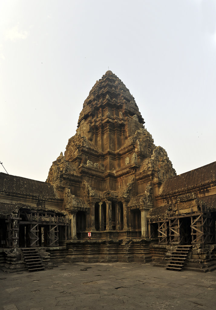 kambodscha - tempel von angkor - angkor wat (24) - teilpanorama 