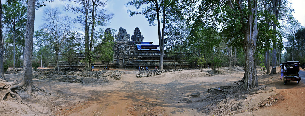 kambodscha - tempel von anghor - ta keo (02) - teilpanorama