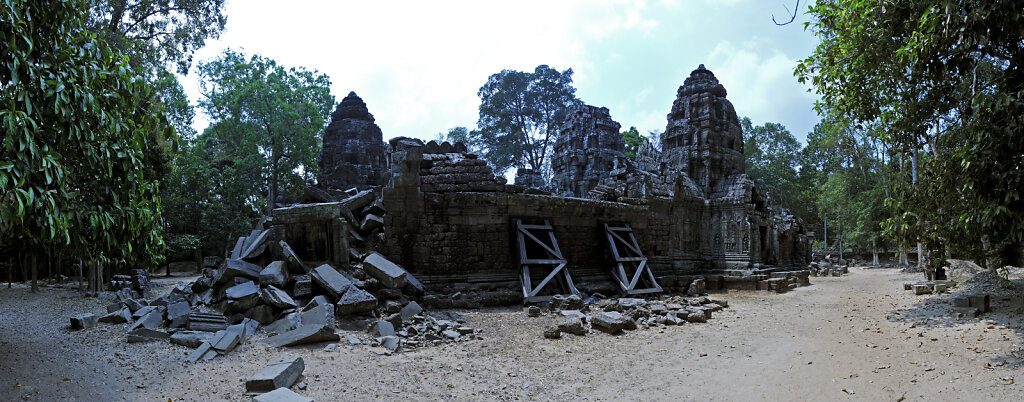 kambodscha - tempel von anghor - - ta som  - teilpanorama (16)
