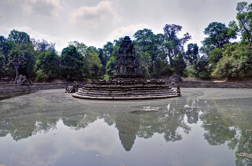 kambodscha - tempel von anghor - - nördlicher baray - neak pean