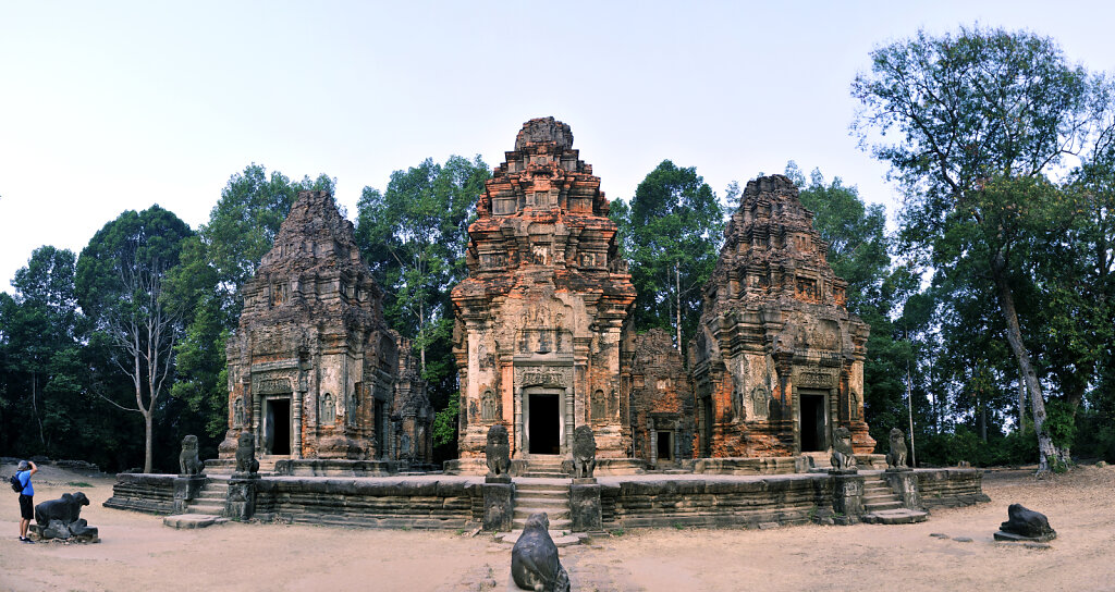 kambodscha - tempel von anghor - preah ko - teilpanorama teil dr