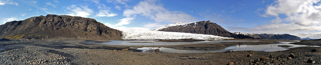 island – fláajökull (8) - teilpanorama