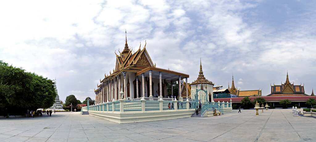 phnom penh -  königspalast (37) - teilpanorama