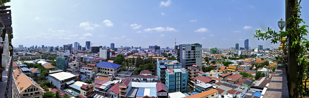 phnom penh -  über den dächern der stadt (07) - teilpanorama